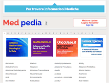 Tablet Screenshot of medpedia.it